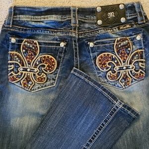 Miss Me "Fleur-De-Lis" Jeans JP5897B4